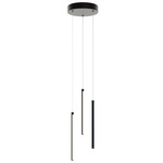 Rosemont Multi-Light Pendant - Black / Frosted
