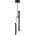 Sienna Round Color-Select Multi Light Pendant - Black / White
