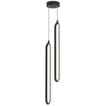Sienna Round Color-Select Multi Light Pendant - Black / White