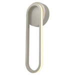 Sienna Color-Select Wall Sconce - Painted Nickel / White
