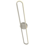 Sienna Color-Select Bathroom Vanity Light - Painted Nickel / White