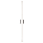 Tad Color-Select Non-DIM Bathroom Vanity Light - Satin Nickel / White