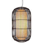 Kai Lantern Pendant - Brown / Brown