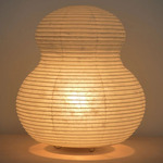 Paper Moon Table Lamp - Steel / Washi Paper