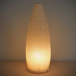 Paper Moon Table Lamp - Steel / Washi Paper