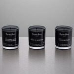 Scented Candle Collection 2 Inch Set of 3 - Smoke / Black