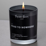 Road To Nowhere Scented Candle 3 Inch - Smoke / Black