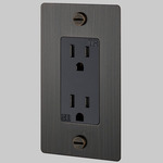 Buster + Punch Complete Metal Duplex Outlet - Smoked Bronze