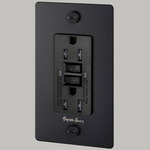 Buster + Punch Complete Metal Duplex GFCI Outlet - Black