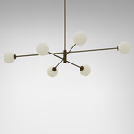 Trevi Pendant - Antique Bronze / Matte Opal
