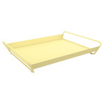 Alto Metal Tray with Handles - Frosted Lemon