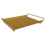 Alto Metal Tray with Handles - Gingerbread