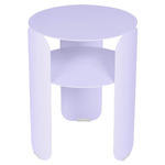 Bebop Side Table with Shelf - Marshmallow