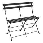 Bistro 2-Seater Folding Bench - Anthracite