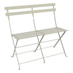 Bistro 2-Seater Folding Bench - Clay Grey
