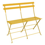 Bistro 2-Seater Folding Bench - Honey