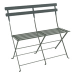 Bistro 2-Seater Folding Bench - Storm Grey