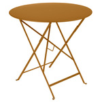 Bistro Round Folding Table - Gingerbread