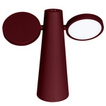 Oto Table Lamp - Black Cherry / White