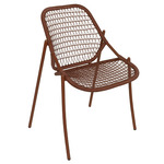 Sixties Stackable Chair Set of 2 - Red Ochre