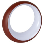 Hoopik Table Lamp - Red Ochre / White