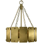 Barrington Chandelier - Brushed Brass
