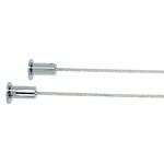 Kable Lite Slimline Anchors - Satin Nickel