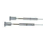 Kable Lite Slimline Conductive Turnbuckles - Satin Nickel