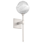 Cabochon Belvedere Wall Sconce - Beige Silver / Clear