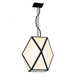 Muse Outdoor Pendant - Discontinued Model - Black Pearl / Satin White Acrylic