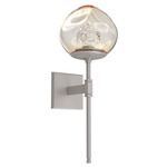 Luna Belvedere Wall Sconce - Beige Silver / Amber Floret
