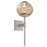 Luna Belvedere Wall Sconce - Beige Silver / Bronze Geo