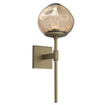 Luna Belvedere Wall Sconce - Gilded Brass / Bronze Geo