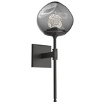 Luna Belvedere Wall Sconce - Graphite / Smoke Floret