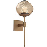 Luna Belvedere Wall Sconce - Novel Brass / Bronze Floret