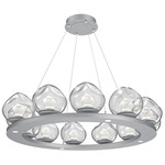 Luna Ring Chandelier - Classic Silver / Clear Zircon