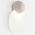 Anchor Wall Sconce - White Oak / Frosted
