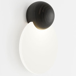Anchor Wall Sconce - Black Oak / Frosted