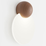 Anchor Wall Sconce - Walnut / Frosted