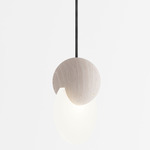 Anchor Pendant - White Oak / Frosted