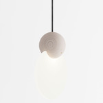 Anchor Pendant - White Oak / Frosted