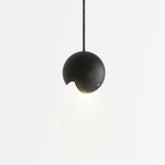 Anchor Pendant - Black Oak / Frosted