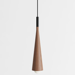 Stem Pendant - Black / Walnut