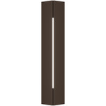 Gallery Outdoor Wall Sconce - Coastal Bronze / White Acrylic