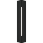 Gallery Outdoor Wall Sconce - Coastal Black / White Acrylic