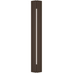 Gallery Outdoor Wall Sconce - Coastal Bronze / White Acrylic