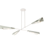 Vertex Pendant - White / Sterling