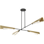 Vertex Pendant - Black / Modern Brass