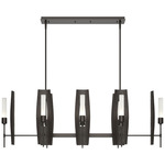 Passage Linear Pendant - Oil Rubbed Bronze / Frosted