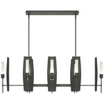 Passage Linear Pendant - Natural Iron / Frosted